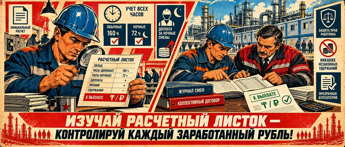 Расчетные листки на вахте: как читать ведомость и сразу начесть скрытые удержания